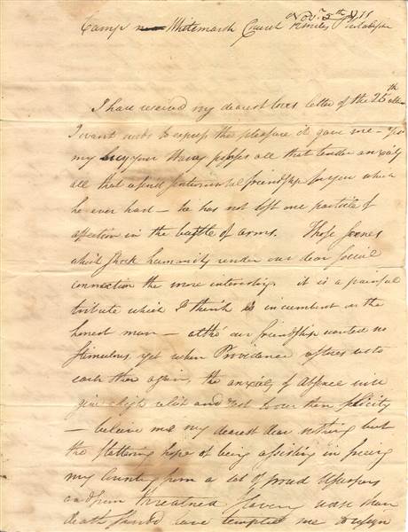 Image of Love Letter from Harry Knox to Lucy Knox